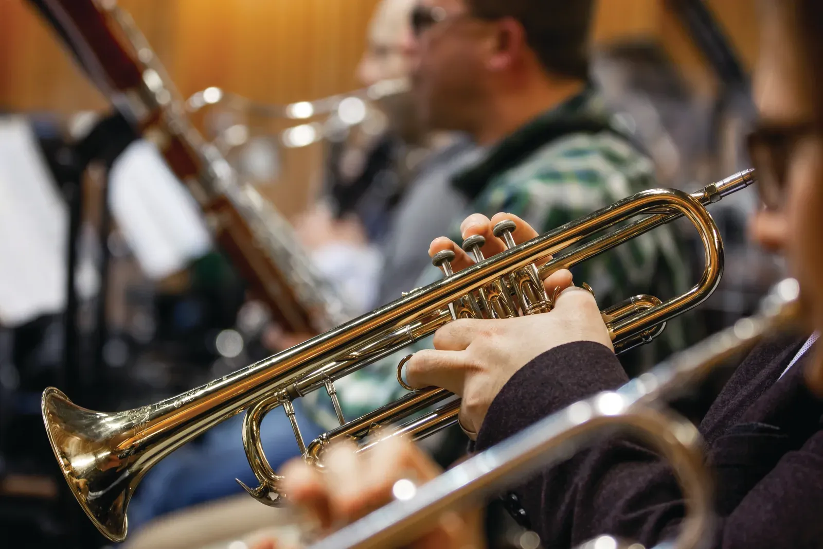 Cambridge Wind Band Shades of Blue concert artwork