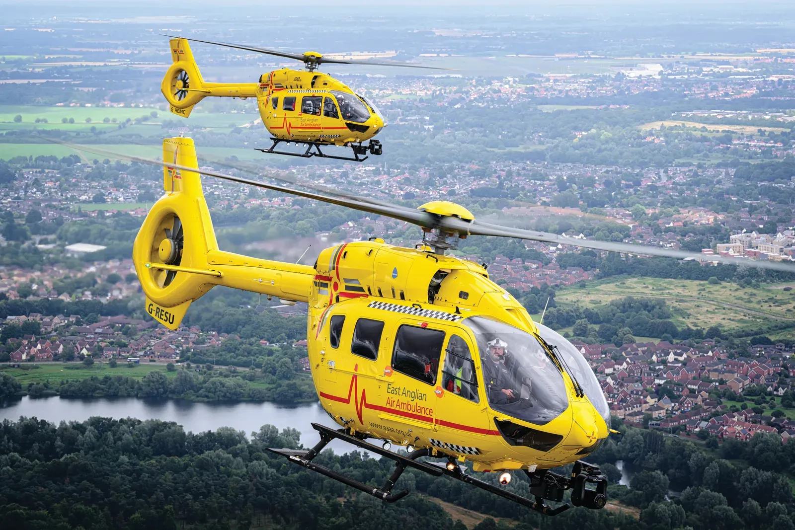 East Anglian Air Ambulance crew member