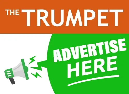 The Trumpet advert inviting local organisations to advertise here