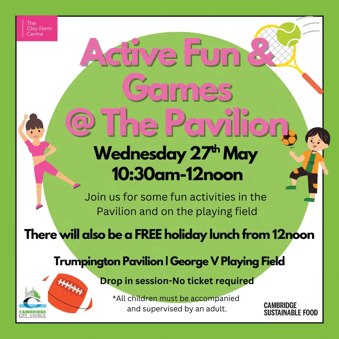 Holiday lunch activity at Trumpington Pavilion