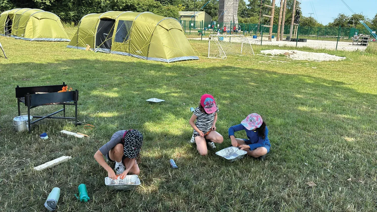Trumpington Scouts at camp